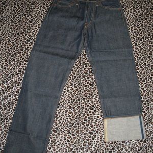 Evisu Rockabilly Selvage Denim Jeans Women 28 x 22